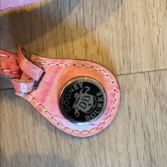 Dooney & Bourke Coral Crocodile-Embossed Shoulder Bag - Picture 3 of 3